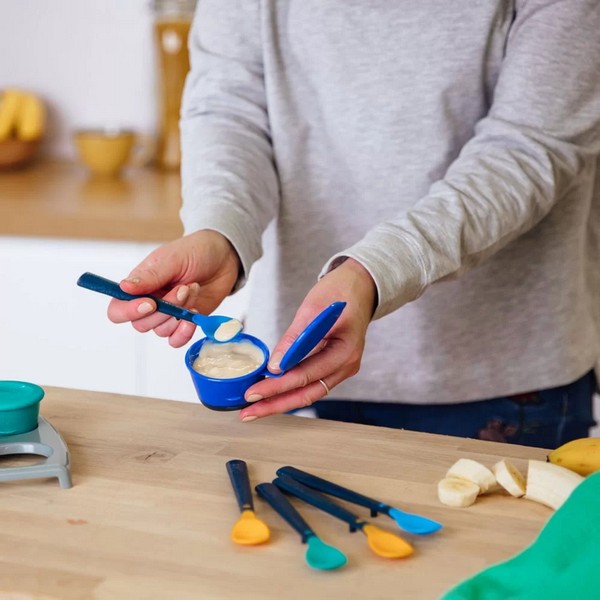 Продукт Tommee Tippee - Лъжици с мек връх с антибактериално покритие BACSHIELD, 4м+, 5 бр./оп. - 0 - BG Hlapeta